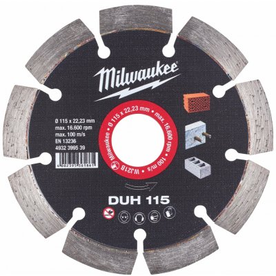 Milwaukee Diamantový rozbrušovací kotouč 180 mm MI4932399541 – Zboží Dáma