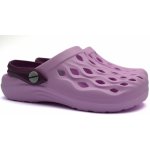 Plážová obuv nazouváky gumové pantofle Camminare růžovofialkové – Hledejceny.cz