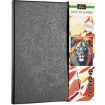 Grafix Malování podle čísel lev 30 x 30 cm černé plátno – Sleviste.cz