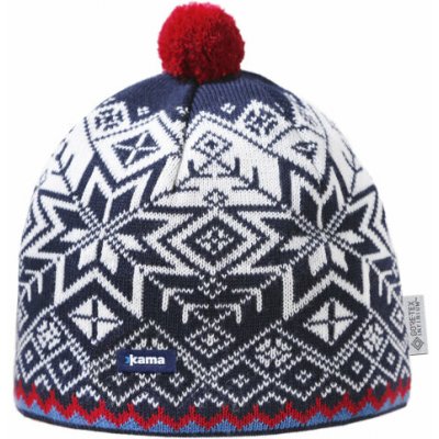 Merino čepice KAMA AW41 Windstopper s bambulí – Hledejceny.cz