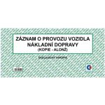 Baloušek Tisk ET220 Záznam o provozu vozidla nákladní dopravy alonž – Zbozi.Blesk.cz