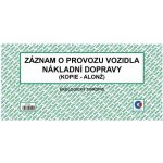 Baloušek Tisk ET220 Záznam o provozu vozidla nákladní dopravy alonž – Zboží Mobilmania