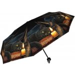 Deštník s kočkou a knihami skládací černý – Hledejceny.cz