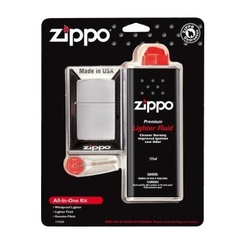 Zippo benzínový Dárková sada All in One Kit 30035