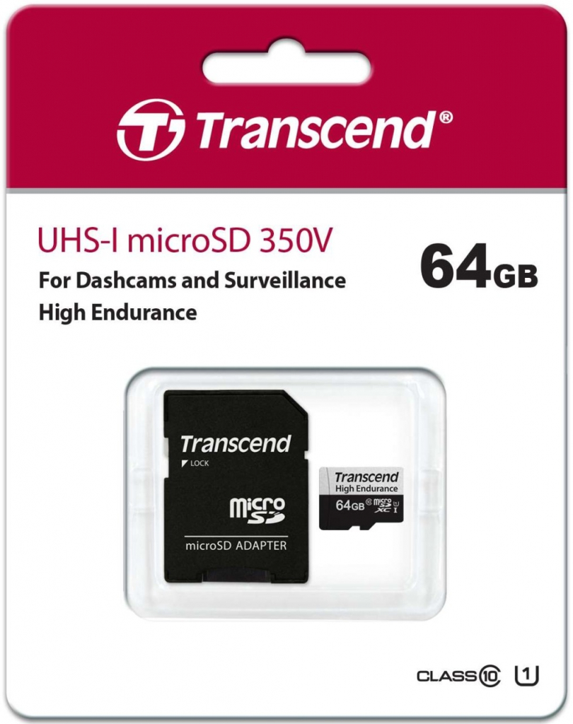 Transcend microSDXC UHS-I U1 64 GB TS64GUSD350V