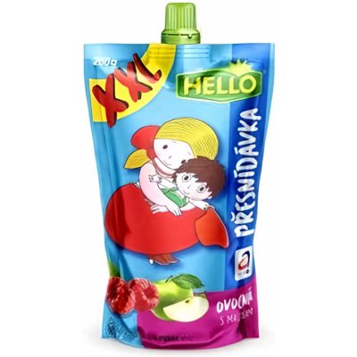 Hello XXL ovocná kapsička s Malinami 200 g – Zboží Dáma
