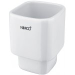 Nimco kibo Náhradní nádobka pro WC štětku keramická nízká 1094KN – Zboží Dáma