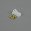 Sada konektoru Faston 2.8 mm, 2 póly, bílá - zásuvka (samice)