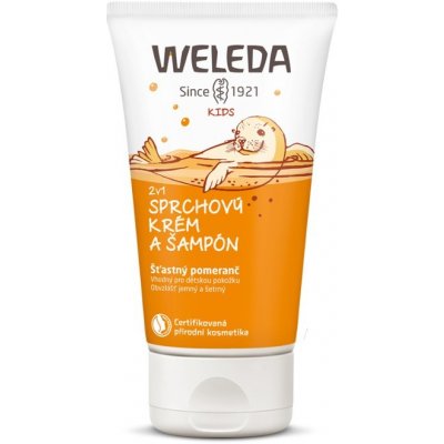 Weleda 2v1 Sprchový krém a šampon 150ml - Šťastný pomeranč