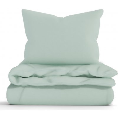 MKLuzkoviny.cz bavlna povlečení Renforcé do postýlky Jasmine mátová 100 x 135 cm 40 x 60 cm – Zboží Dáma