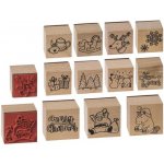 HEYDA Dřevěná razítka vánoce – Zboží Mobilmania