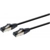 síťový kabel Gembird PP8-LSZHCU-BK-3M S/FTP Cat. 8 LSZH patch, 3m, černý
