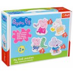 Trefl Baby Prasátko Peppa 4v1 3,4,5,6 dílků – Hledejceny.cz