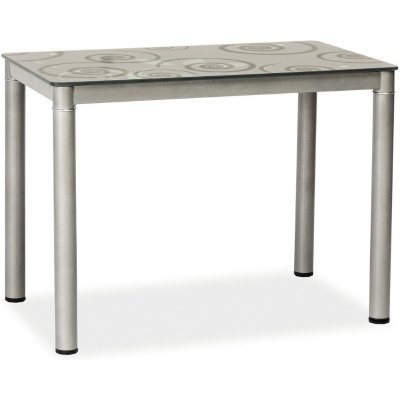 Signal Jídelní stůl Damar 80 x 60 cm, šedá – Sleviste.cz