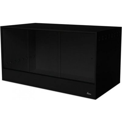 Diversa dřevěné terárium černá 150 x 80 x 80 cm – Zboží Dáma