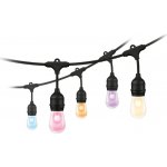WiZ WiZ LED RGBW Stmívatelný venkovní řetěz 12xLED 14,4m IP65 Wi-Fi WI0079 – Hledejceny.cz