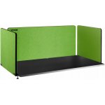 VEVOR Zástěna na stůl 3 ks 152 x 61 cm Zelená Akustická přepážka na stůl – Zboží Dáma