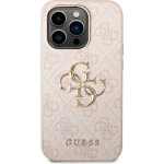 Pouzdro Guess PU 4G Metal Logo iPhone 14 Pro Max růžové – Hledejceny.cz