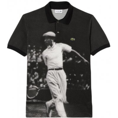 Lacoste Original L.12.12 René Lacoste Print Polo - black – Hledejceny.cz