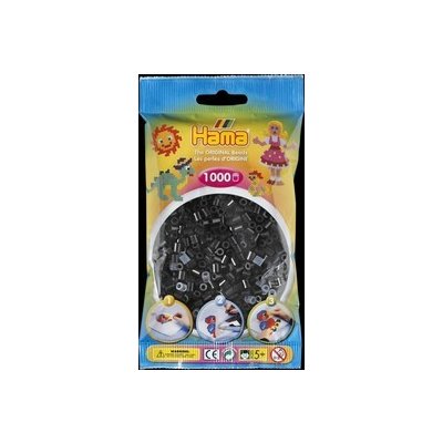 HAMA MIDI Černé korálky 1.000 ks – Hledejceny.cz