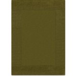 Flair Rugs Tuscany Textured Wool Border Green Zelená – Zboží Mobilmania