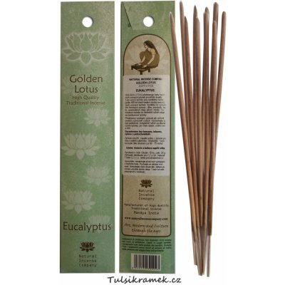 Golden Lotus vonné tyčinky Eukalyptus 10 ks – Zboží Dáma