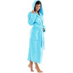 Vestis dlouhý župan Siena s kapucí tyrkysová – Hledejceny.cz