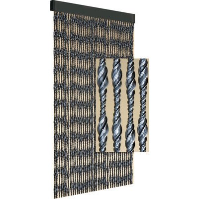 Závěs do dveří EMBER černá 90x210 cm – Hledejceny.cz