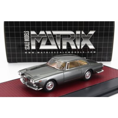 Matrix scale models Alfa romeo 2600 Spider Cabriolet Open 1962 Grey Met 1:43 – Zbozi.Blesk.cz
