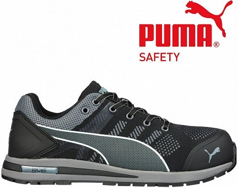 PUMA Elevate Knit Black Low S1P ESD HRO SRC polobotka