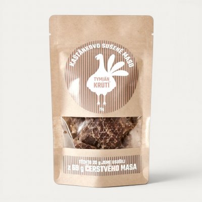 Kaštánkovo sušené maso Sušené krůtí maso tymián 500 g – Sleviste.cz