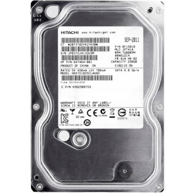 HP 250GB SATA III 3,5", 647464-001 – Hledejceny.cz