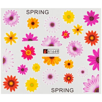 BIO nails Vodolepka A1649 květy – Zboží Mobilmania