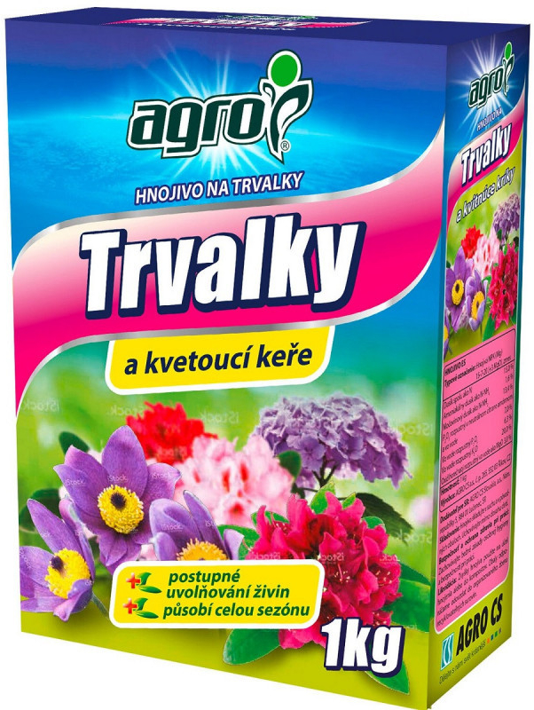 AGRO Organominerální hnojivo na TRVALKY 1kg