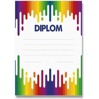 Baloušek Diplom A4 Duha – Zboží Dáma