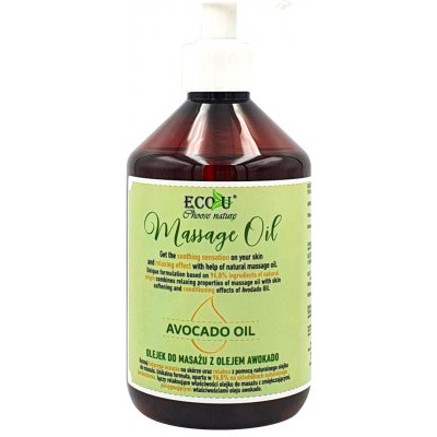 Eco U Eco-U masážní olej s avokádem 500 ml – Sleviste.cz