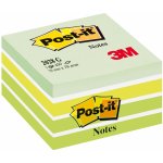 Samolepicí bloček, aquarell zelený, 76x76 mm, 450 listů, 3M POSTIT – Hledejceny.cz