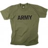 T shirt junior s nápisem ARMY ŠEDÉ