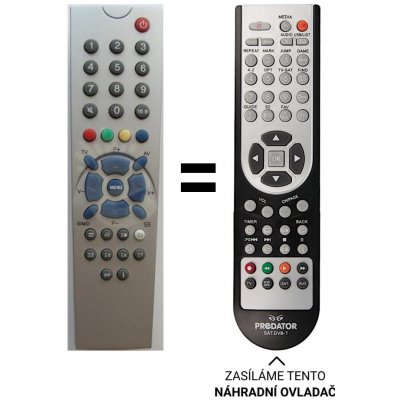Dálkový ovladač Predátor Mascom MC 7125 M2, MC 5528 M2, MC 3732S M2, MC 5121SM2 – Hledejceny.cz