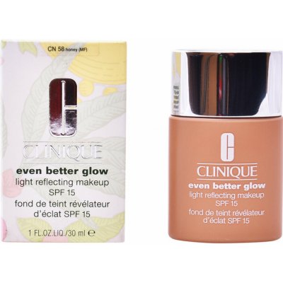 Clinique Make-up pro rozjasnění pleti SPF15 Even Better Glow Light Reflecting make-up SPF15 58 Honey 30 ml – Zboží Mobilmania