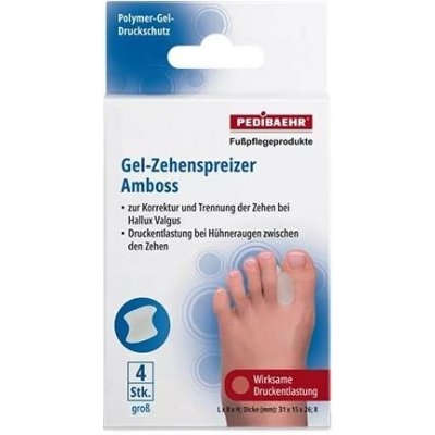 Pedibaehr Amboss Gelový korektor na vybočený palec – Zboží Mobilmania