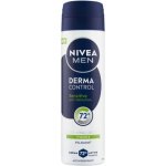 NIVEA Men Antiperspirant sprej pro muže Derma Control Sensitive 150 ml – Zboží Mobilmania