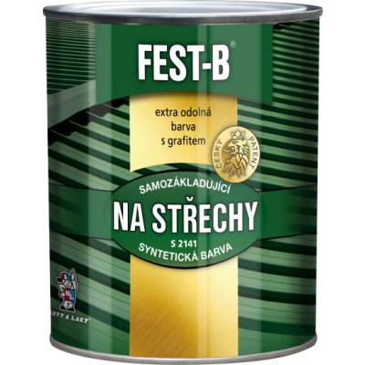 FEST-B S2141, antikorozní nátěr na železo, 0155 antracit, 12 kg – Sleviste.cz