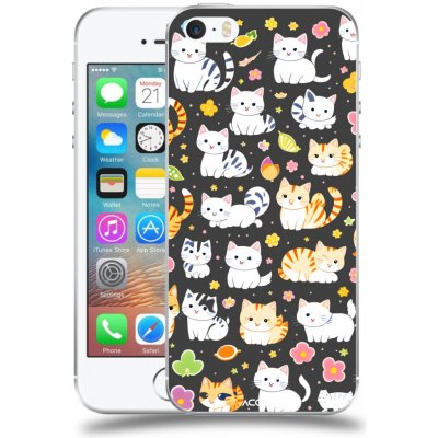 Pouzdro ACOVER Apple iPhone 5/5S/SE s motivem Little cats