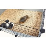 C&C Modulární klec 3 x 2 morče ježek stříbrně šedá 110 x 75 cm – Zboží Dáma