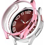 VSECHNONAMOBIL TPU HALF COVER Obal pro Samsung Galaxy Watch 6 Classic 43mm růžový 63687 – Zboží Živě