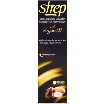 Opilca Strep depilační krém Face & Bikini Argan 50 ml