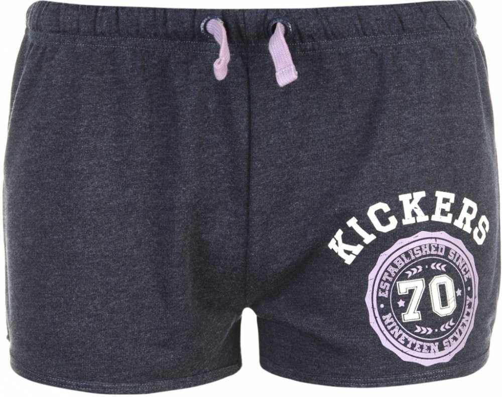 Kickers logo shorts ladies navy marl | Srovnanicen.cz