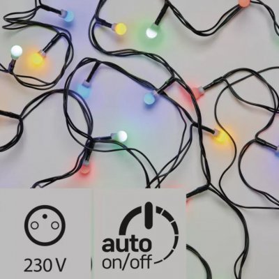 Emos ZY1610 LED vánoční cherry řetěz kuličky 30m multicolor časovačT – Zbozi.Blesk.cz