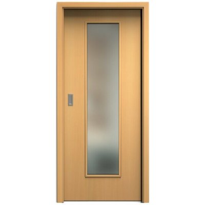 Sapeli Elegant Komfort M55 posuvné buk 80 x 210 cm Satináto bílé – Hledejceny.cz